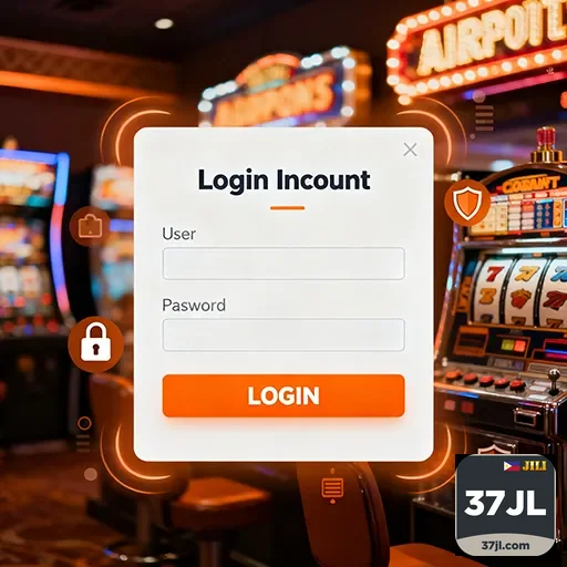 User logging into 37jl for secure casino access