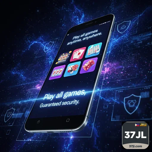 Player enjoying mobile casino gaming with 37jl offers